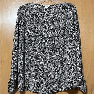 Elegant Black and White Blouse